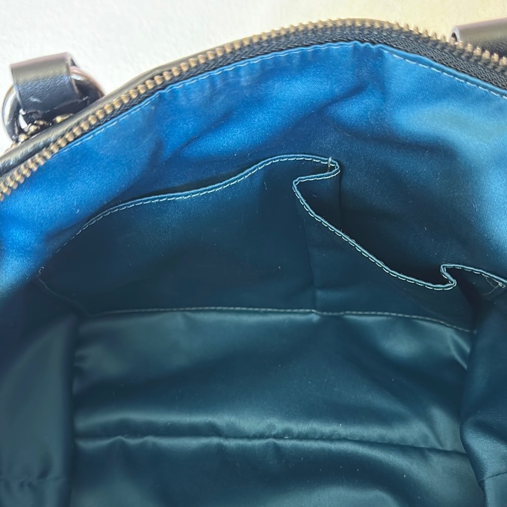 Coach Madison Sequin Op Art Sophia Satchel handbag - Picture 9 of 13